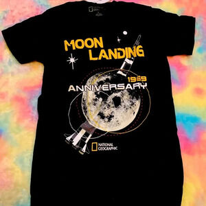 Natl Geographic 50th Anniversary Moon Landing Tee